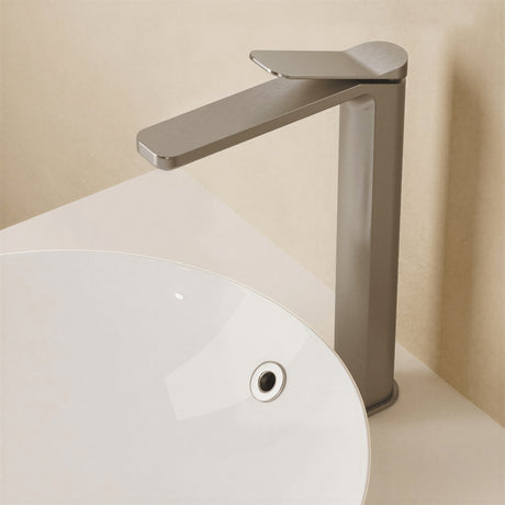 Crosswater Mono Basin Tap Brushed Nickel Crosswater Glide II Tall Mono Basin Mixer Tap