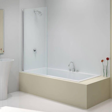 Merlyn Bath Screen Merlyn Single Square Fixed Panel Bathscreen