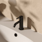 Crosswater Cloakroom Tap Stainless Slate Crosswater 3ONE6 Lever Mini Monobloc Basin Mixer Tap