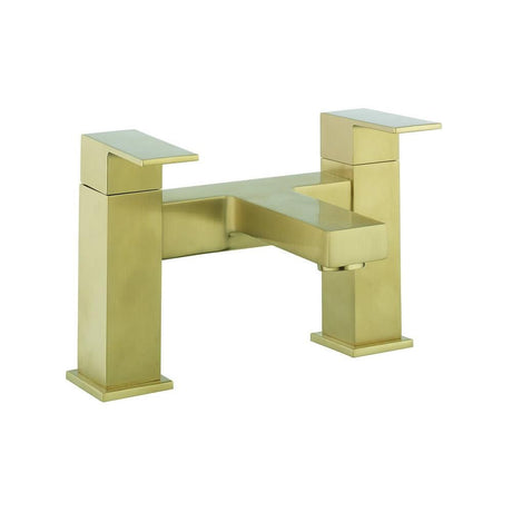 Crosswater Bath Mixer Brushed Brass Crosswater Verge Bath Filler Tap