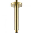 JTP Fixed Shower Arm Brushed Brass JTP VOS  Round Ceiling Shower Arm - 150mm