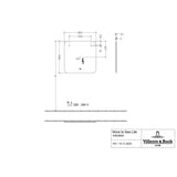 Villeroy & Boch More to See Lite LED Illuminated Curved Rectangular Mirror