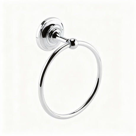 Aquarius Bathrooms Towel Rails and Rings Aquarius Blenheim Traditional Towel Ring in Chrome