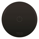 TED Concealed Shower Valve Matt Black TED Togo Wall Mounted Wireless Remote Control Button
