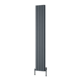 Reina Panel Radiator 1800 x 295mm / Anthracite Reina Piatto Double Vertical Panel Central Heating Radiator