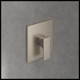 Villeroy & Boch Concealed Shower Valve Brushed Nickel Villeroy & Boch Subway 3.0 1 Outlet Single Lever Trim Set Mixer