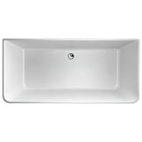 Crosswater Back To Wall Freestanding Bath Crosswater Artist Freestanding Double Ended Back to Wall Bath