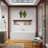 Villeroy & Boch Bath Spout Villeroy & Boch Dawn Curved Wall Mounted Bath Spout