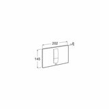 Roca Flush Plate Roca Duplo-S PS4 Flush Plate