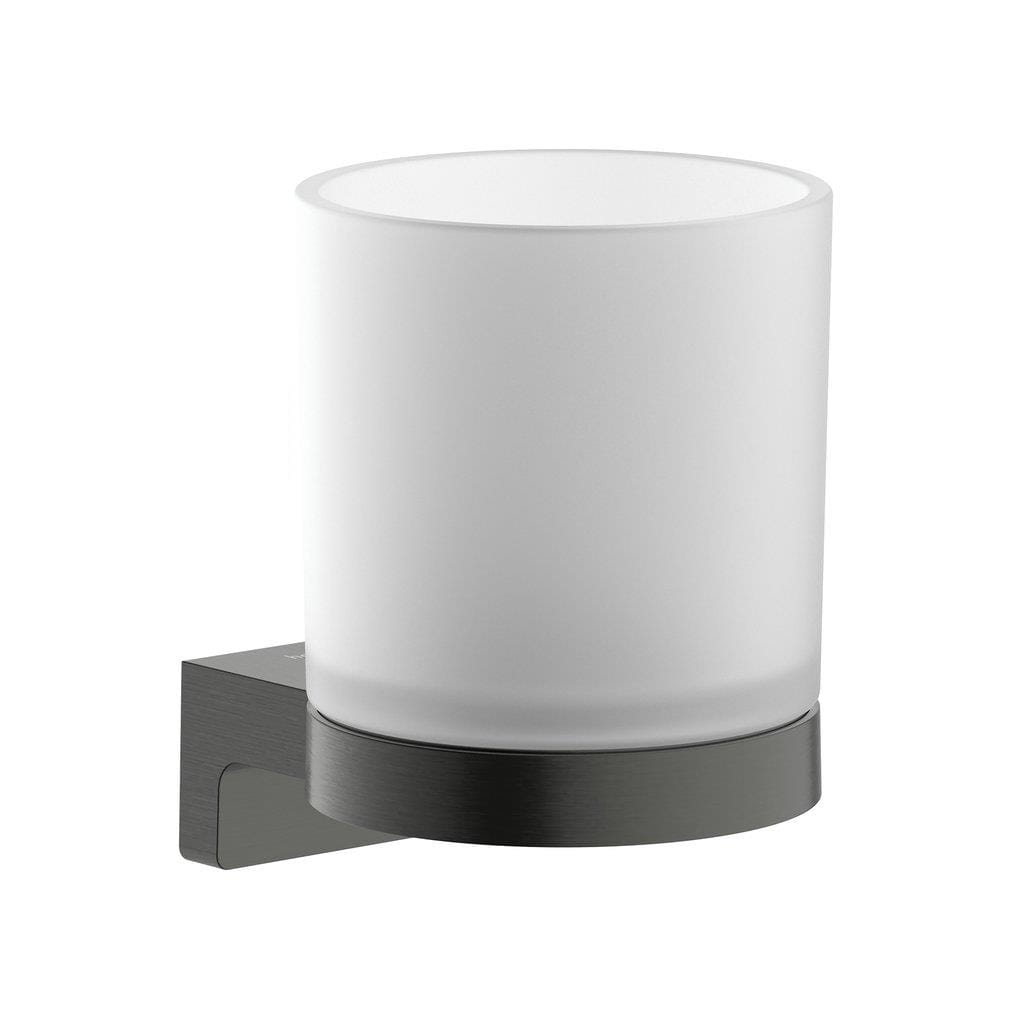 Hansgrohe Toothbrush Holder Brushed Black Chrome Hansgrohe Addstoris S Toothbrush Tumbler