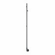 Reina Designer Towel Radiator Gun Metal Reina Ines Dry Electric Designer Towel Pole with Digital Timers - 1500 x 22mm