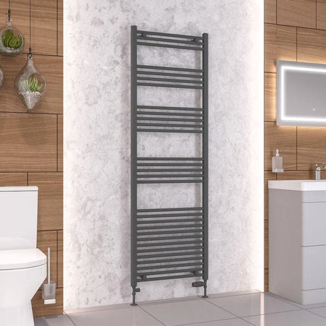 Eastbrook Wendover Straight Heated Towel Rail in Anthracite