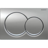 Geberit Flush Plate Geberit Alpha Flush Plate with Round Buttons