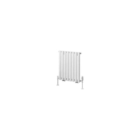 Eastbrook Panel Radiator Eastbrook Tunstall Straight Horizontal Designer Radiator in Matt White