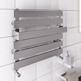 Eastbrook Designer Towel Radiator Eastbrook Ascona Straight Horizontal Towel Rail in Polished Stainless Steel