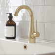 Saneux Mono Basin Tap Brushed Brass Saneux Eden Basin Mixer Tap