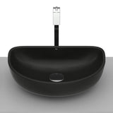 Roca Countertop Basin Matt Black Roca Optica Arc Shaped Countertop Basin