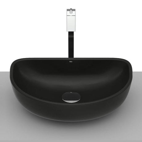 Roca Countertop Basin Matt Black Roca Optica Arc Shaped Countertop Basin