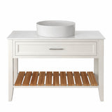 Heritage Floor Standing Vanity Unit Chantilly Heritage Broughton 1200mm Washstand, Worktop and Basin Bundle