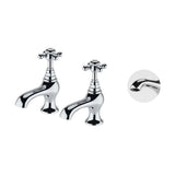 Aquarius Bathrooms Pillar Bath Tap Aquarius Clarence Traditional Pillar Bath Taps in Chrome