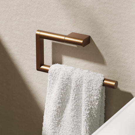 Crosswater Towel Rails and Rings Brushed Bronze Crosswater MPRO Towel Ring