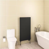 Eastbrook Flat Panel Radiator 1200 x 610 / Dual Fuel Eastbrook Wingrave Flat Panel Radiator In Matt Black