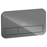 Villeroy and Boch Flush Plate Villeroy & Boch ViConnect 200G Glass Toilet Flush Plate