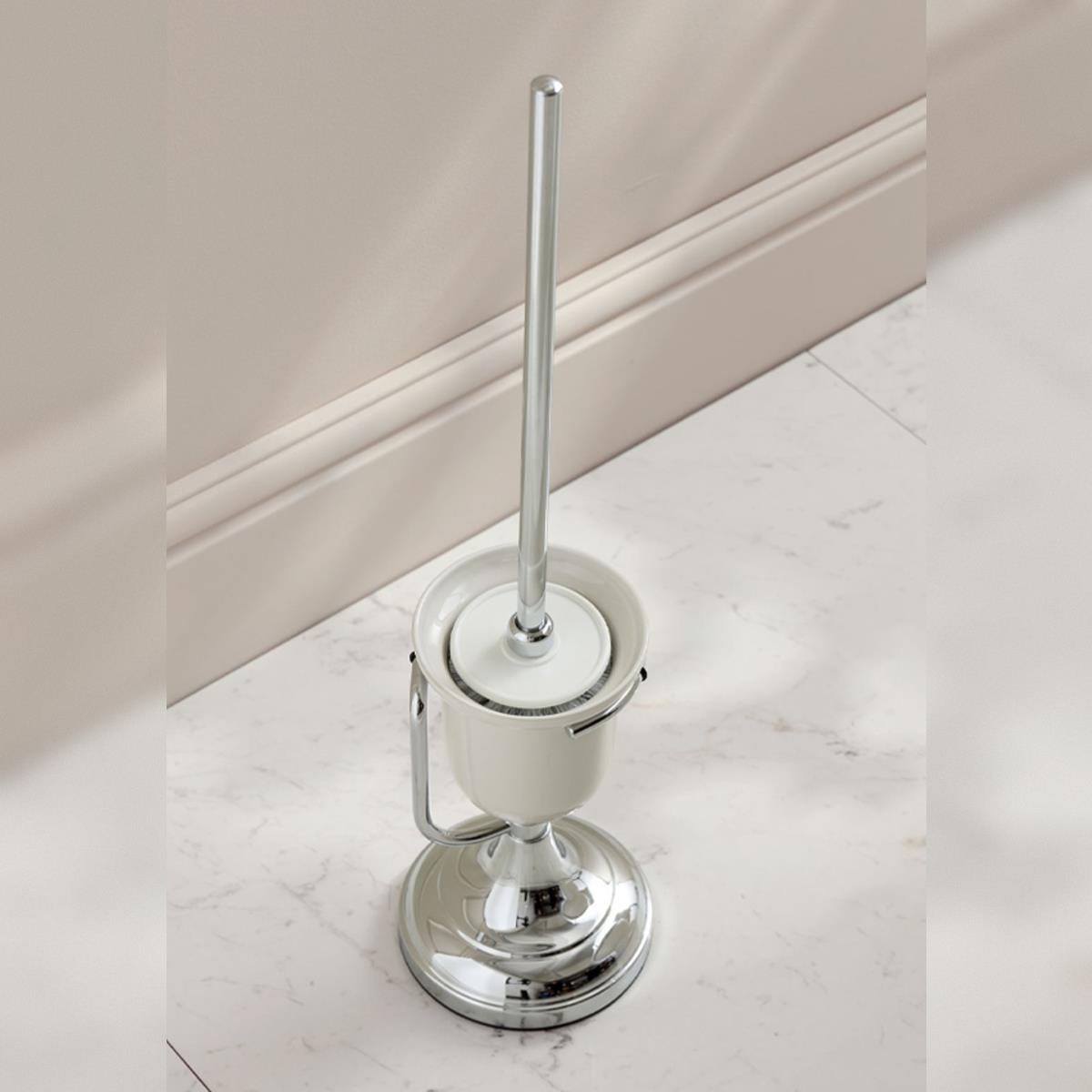 Miller Toilet Brush Miller Signature Freestanding Traditional Toilet Brush and Holder
