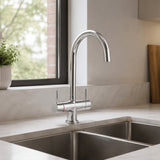 Aquarius Bathrooms Kitchen Tap Aquarius TrueCook Dual Handle Kitchen Mixer Tap in Chrome