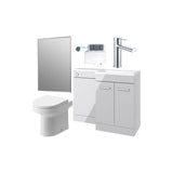 Aquarius Vanity Unit Suite Grey / Right Hand Aquarius Urbano Premium 1000mm Vanity Unit  Suite (with Back to Wall Toilet)