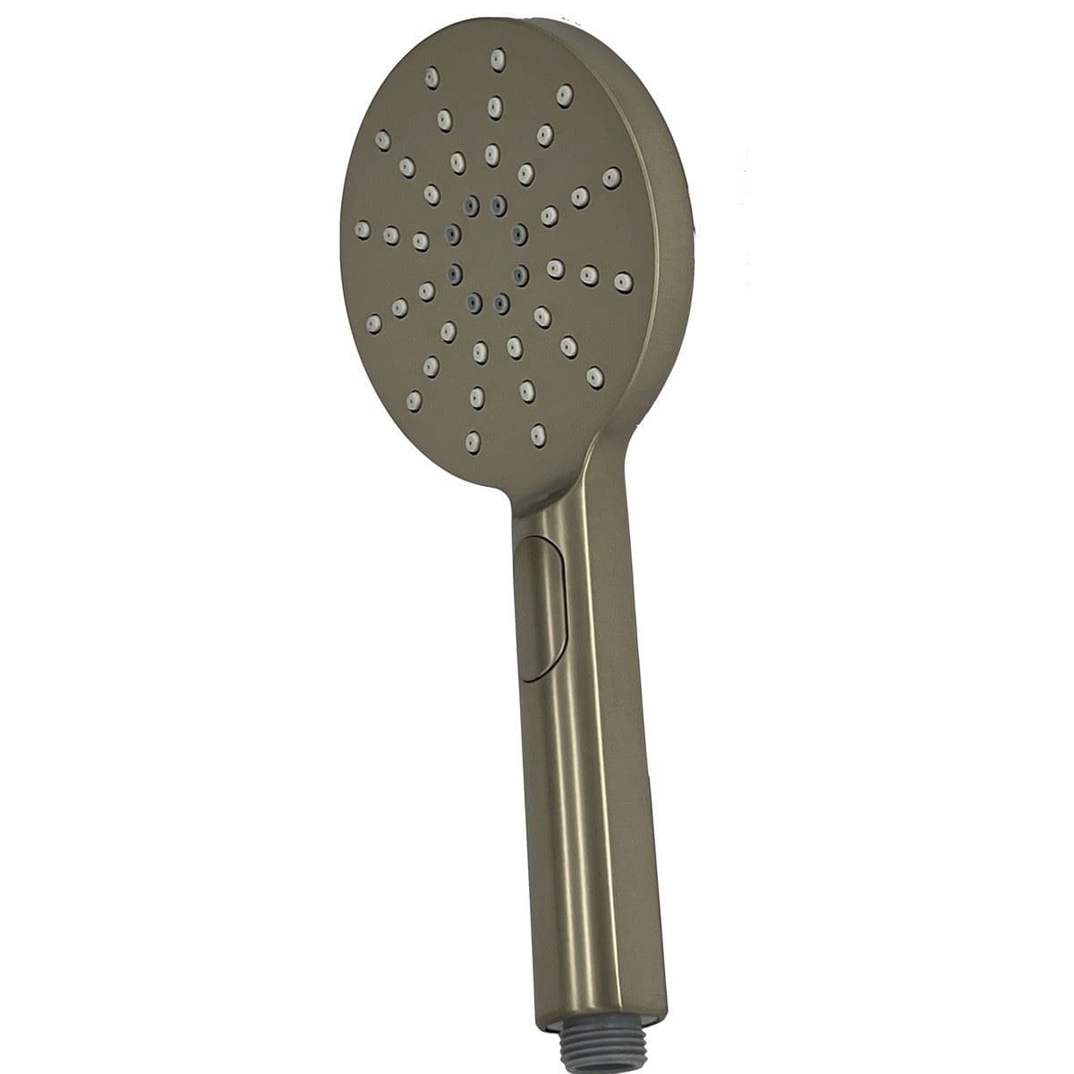 TED Shower Handset Brushed Nickel TED Universal 3 Function Round Shower Handset