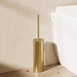 Crosswater Toilet Brush Stainless Brushed Brass Effect Crosswater 3ONE6 Toilet Brush Holder