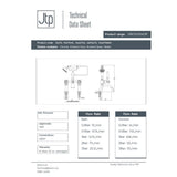 JTP Bath Shower Mixer JTP Grosvenor Cross Deck Mounted Bath Shower Mixer with Kit