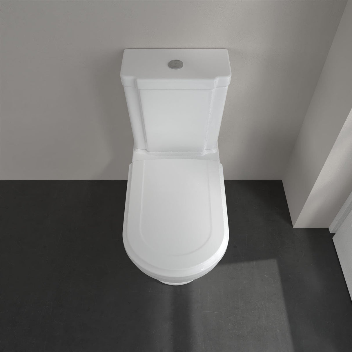Villeroy & Boch Toilet Seat Villeroy & Boch Hommage Soft Close, Quick Release Toilet Seat in White Alpin