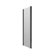 Aquarius Bathrooms Side Panel Matt Black / 700mm Aquarius Urbano 6mm Side Panel 1850mm