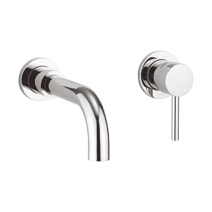 Crosswater Wall Mounted Basin Tap Crosswater Fusion  2 Hole Wall Mounted Basin Mixer Tap in Chrome