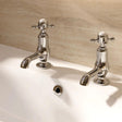 Crosswater Cloakroom Tap Chrome Crosswater Belgravia Crosshead Cloakroom Basin Taps (Pair)