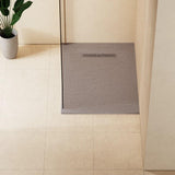 Crosswater Rectangle Shower Tray Light Grey / 800 x 1100 Crosswater Vito Textured Rectangle Shower Tray with Waste