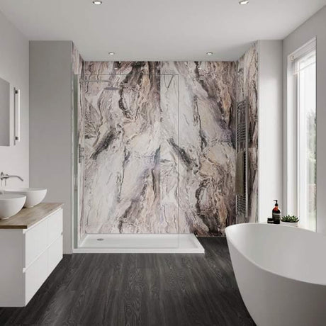 Multipanel Wall Panel Multipanel Classic Wall Panel in Cappuccino Stone