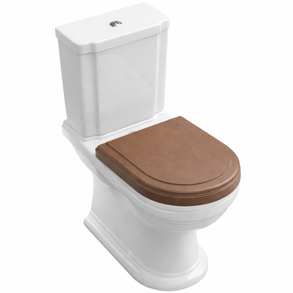Villeroy & Boch Close Coupled Toilet Villeroy & Boch Hommage Traditional Close Coupled Toilet with Seat