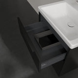 Villeroy & Boch Wall Mounted Vanity Unit Villeroy & Boch Subway 3.0 Wall Hung 600mm Two Drawer Vanity Unit with Basin