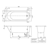 Villeroy & Boch Single Ended Bath Villeroy & Boch O.novo Single Ended Bath