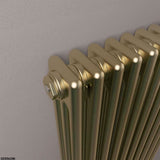 Eastbrook Column Radiator Eastbrook Rivassa Traditional 3 Column Radiator in Bronze Effect