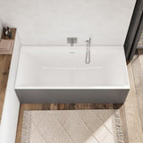 Villeroy & Boch Double Ended Bath Villeroy & Boch Subway 3.0 Double Ended Quaryl Bath with SilentFlow