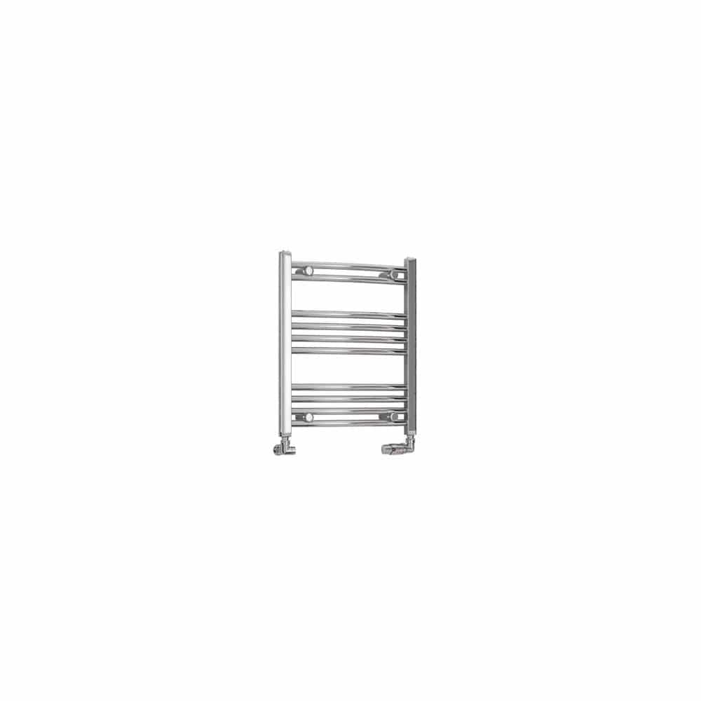 Eastbrook Wendover Curved Vertical Heated Towel Rail in Chrome