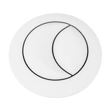 Eastbrook Flush Plate Matt White Eastbrook Cistern Flush Button