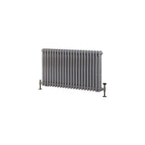 Eastbrook Column Radiator Eastbrook Rivassa Traditional 3 Column Radiator in Chrome Effect