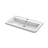 Aquarius Bathrooms Floor Standing Vanity Unit Aquarius Seren 800mm Floor Standing Two Drawer Vanity Unit with Basin