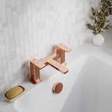 Aquarius Bathrooms Bath Mixer Aquarius Tetra 2-Hole Deck Mounted Bath Mixer Tap