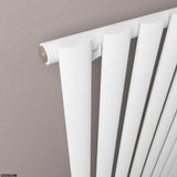 Eastbrook Panel Radiator Eastbrook Tunstall Straight Horizontal Designer Radiator in Matt White